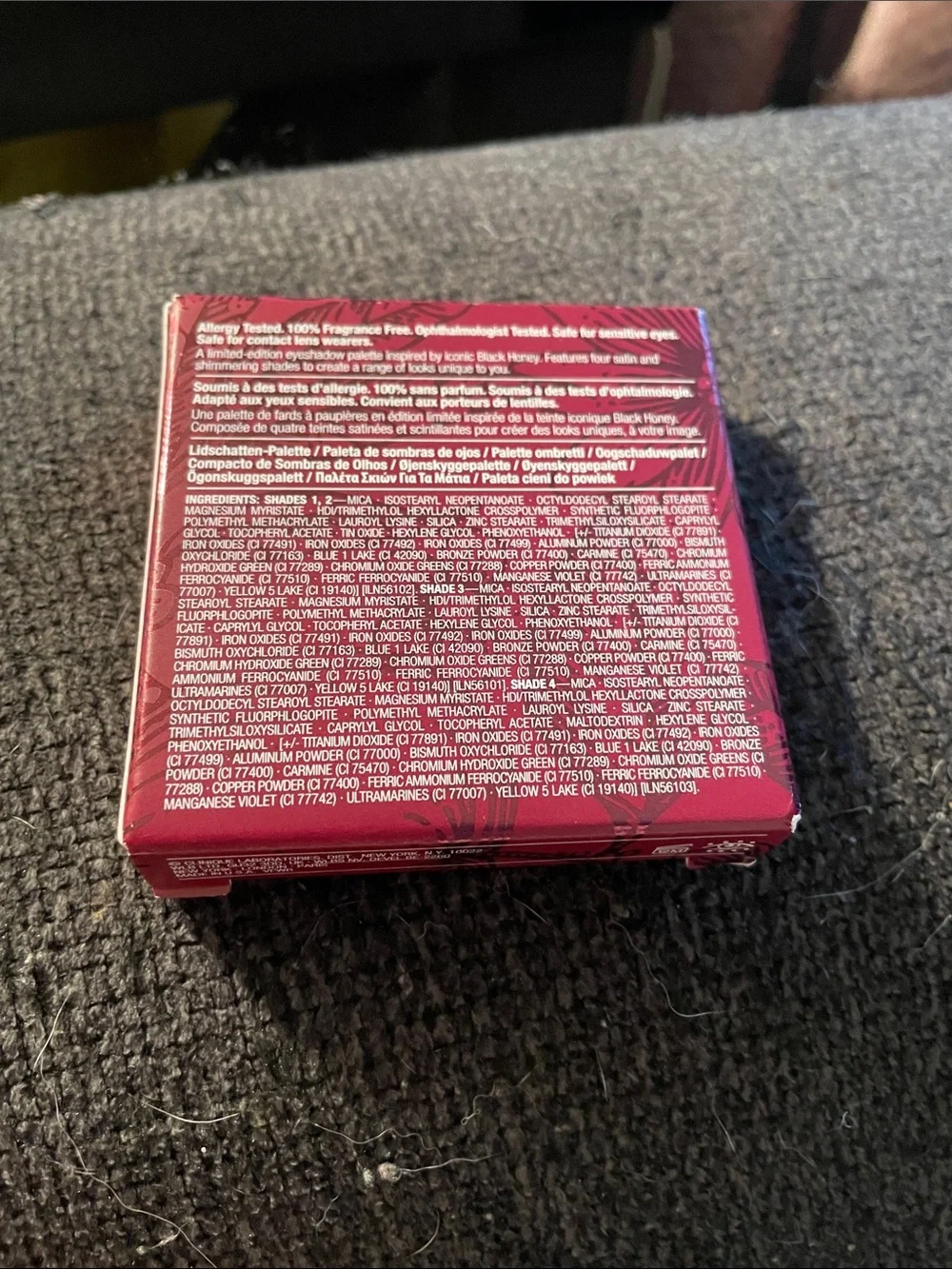 Clinique All About Shadow Limited-Edition Quad - Magenta Floral Packaging